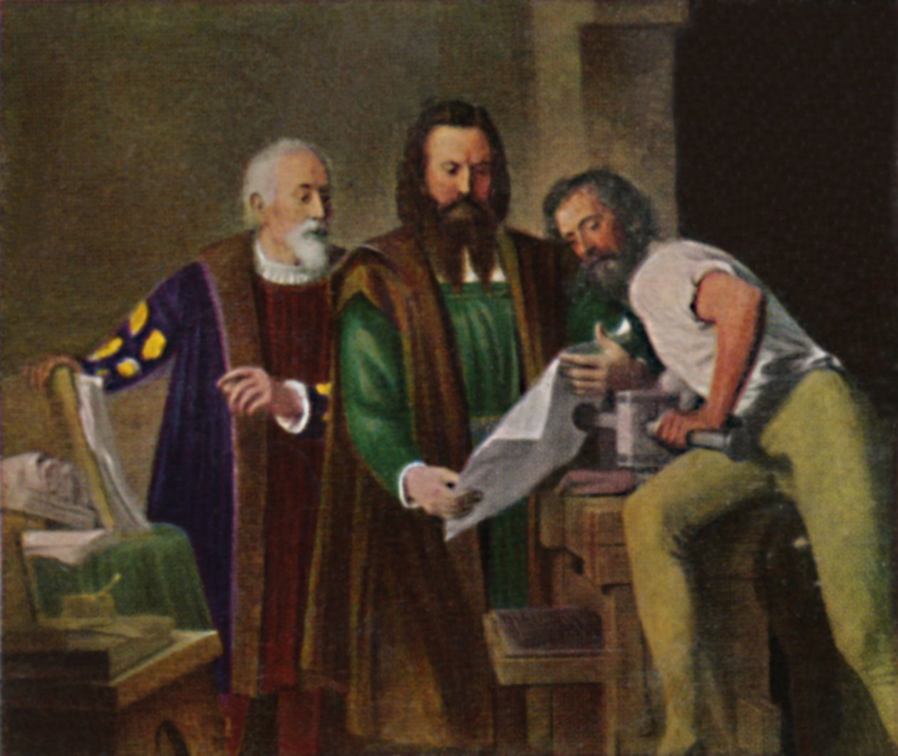 约翰·古腾堡（Johann Gutenberg）1400年至1468年，1934年。 作者 不明