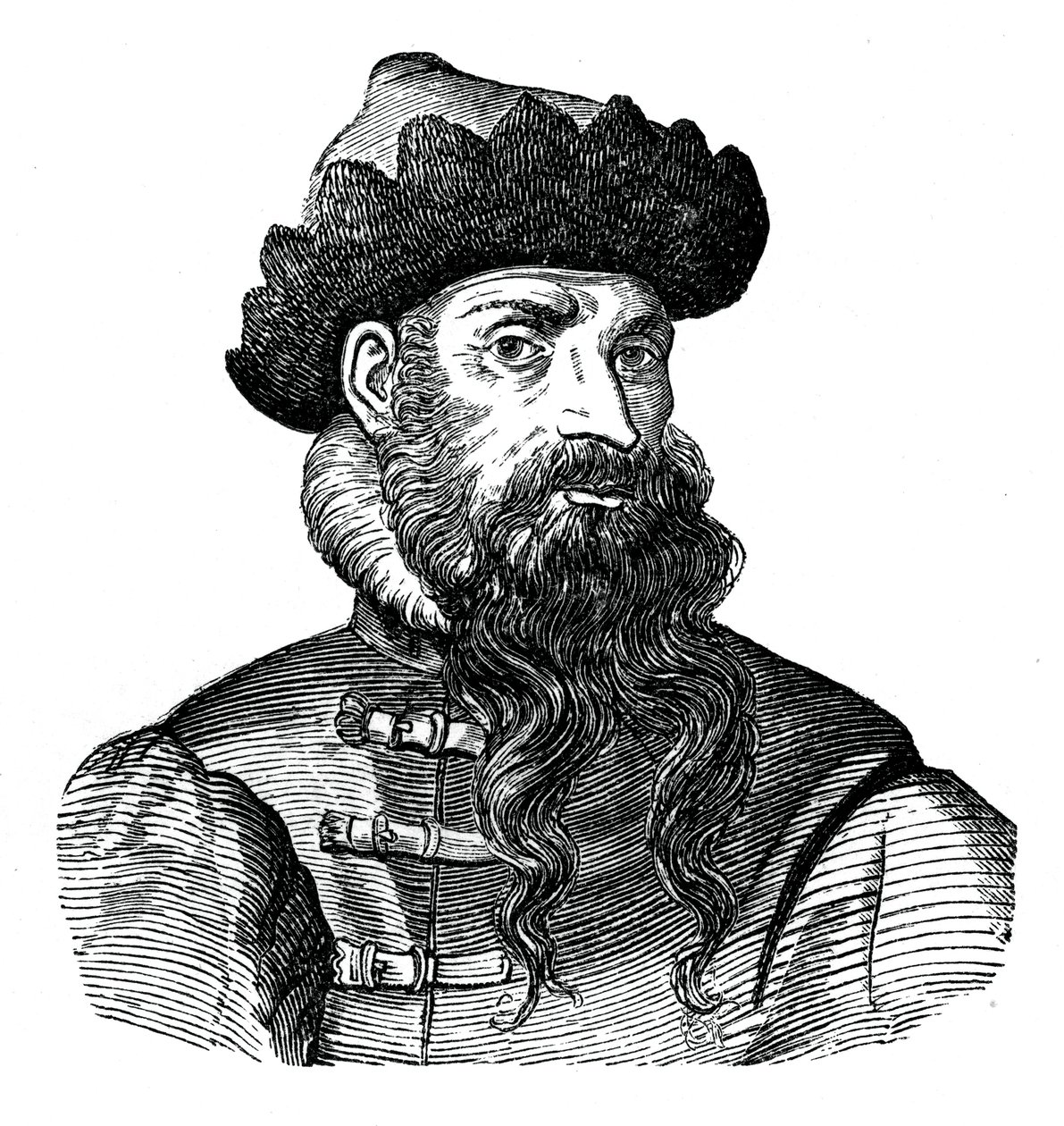 约翰·古登堡（Johann Gutenberg），德国金属工人和发明家，16世纪，1870年 作者 不明