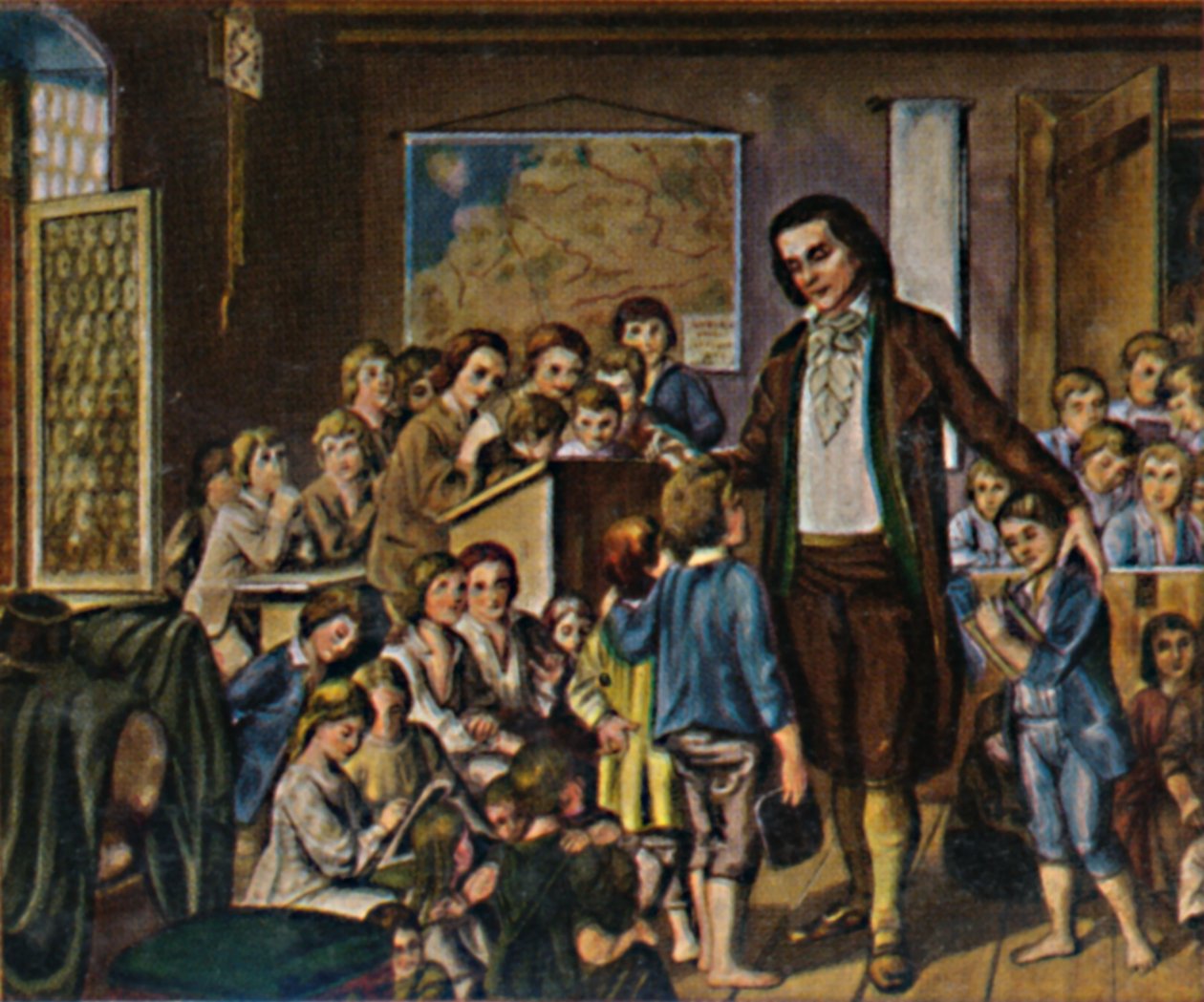 约翰·海因里希·佩斯塔罗齐（Johann Heinrich Pestalozzi）1746-1827，1934年。 作者 不明