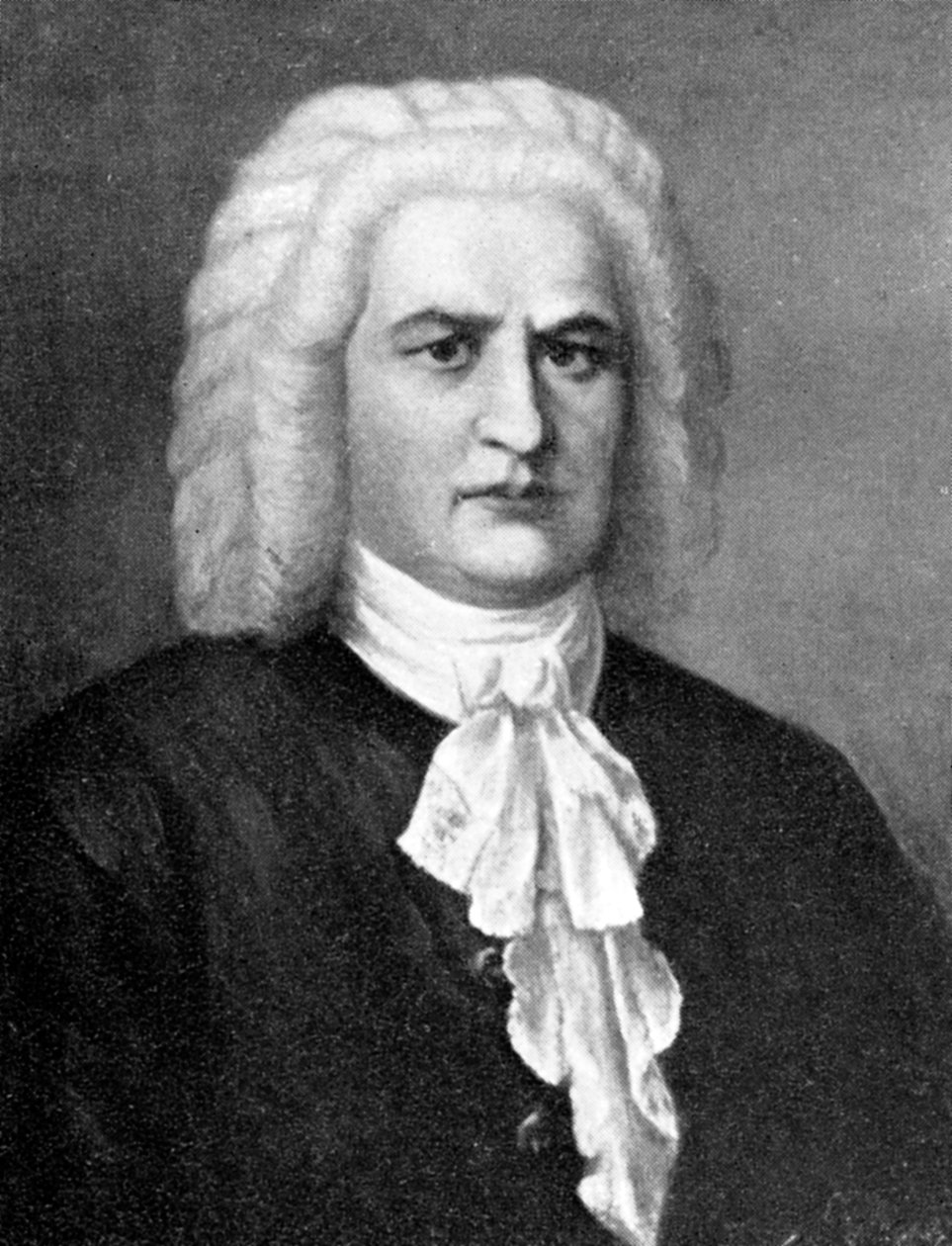约翰·塞巴斯蒂安·巴赫（Johann Sebastian Bach），1685-1750年，德国作曲家，1909年 作者 不明