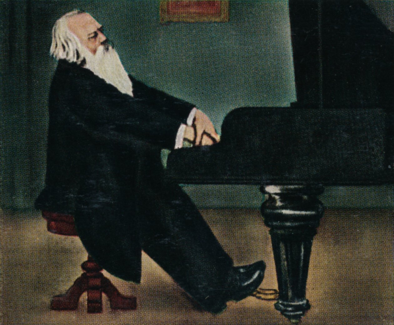 约翰内斯·勃拉姆斯（Johannes Brahms）1833-1897，1934年。 作者 不明