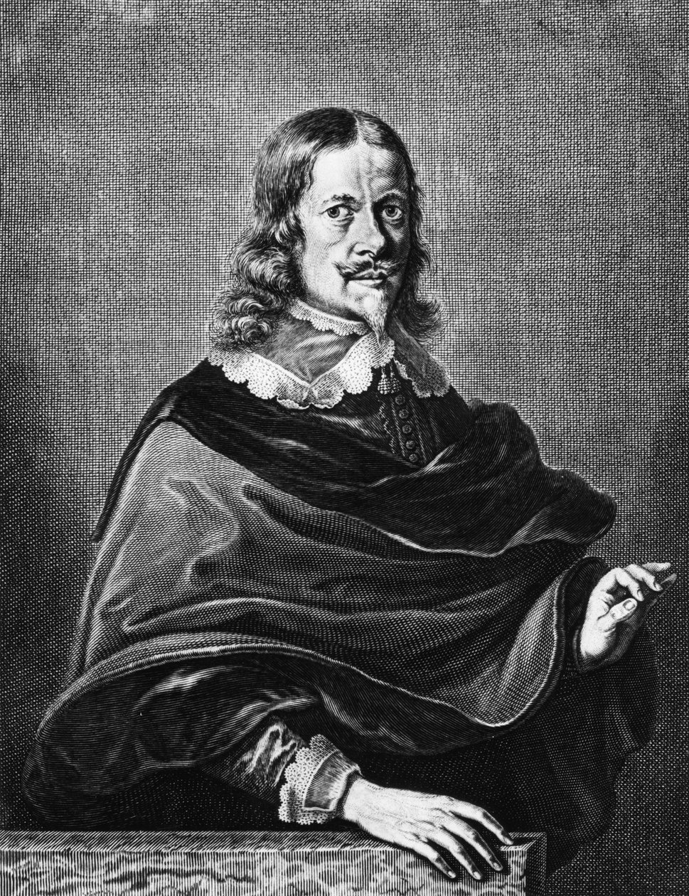 约翰尼斯·赫维留斯（Johannes Hevelius），德国天文学家，1673年 作者 不明