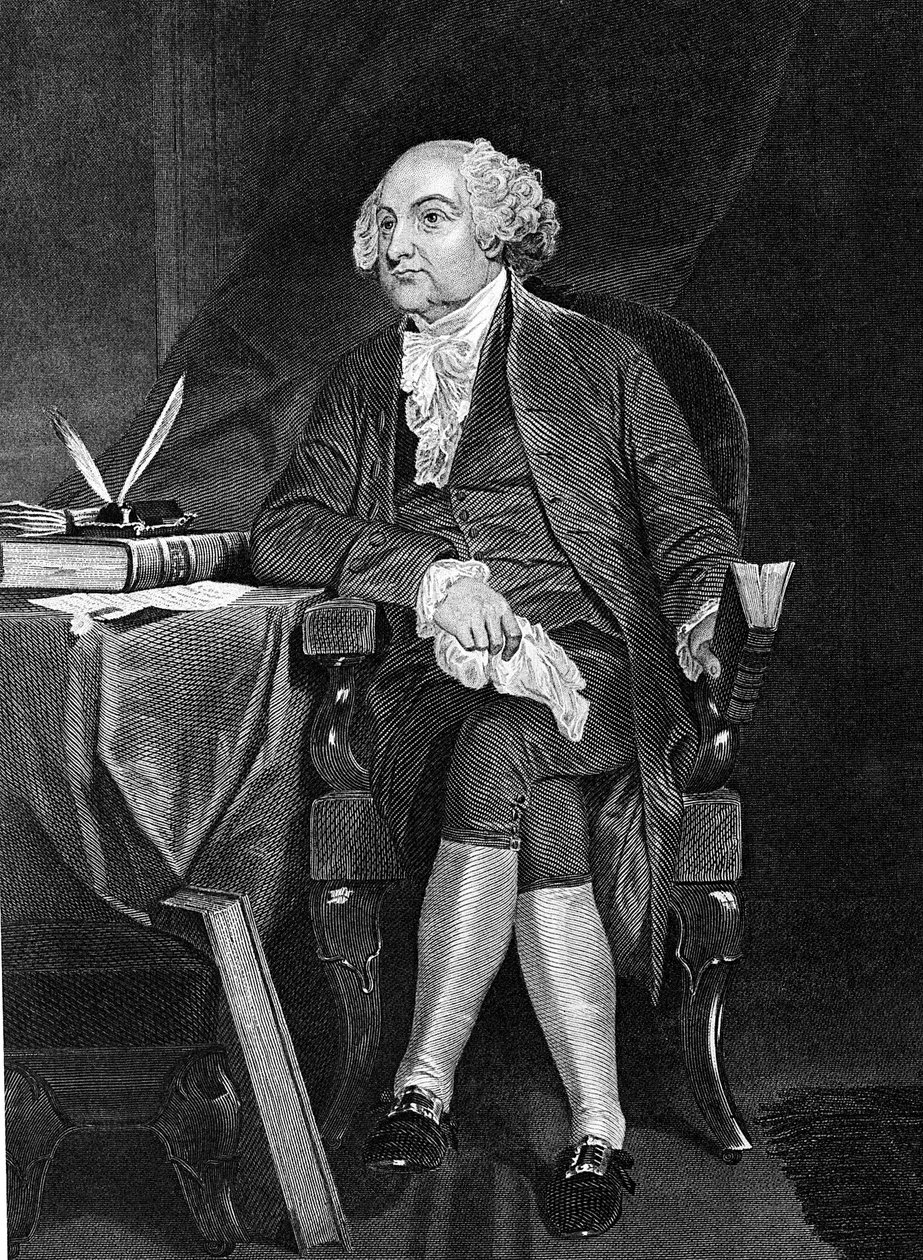 约翰-亚当斯 1735-1826，美国第二任总统 1797-1801 作者 不明