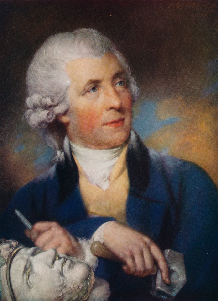 约翰·培根（John Bacon）1740-1799英国雕塑家，1792年，1925年 作者 不明