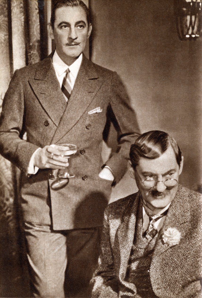 约翰·巴里摩尔和莱昂内尔·巴里摩尔，美国演员，1933年 作者 不明