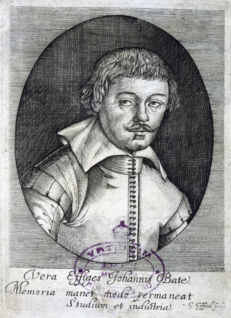 John Bate, English author, c 1635 作者 不明