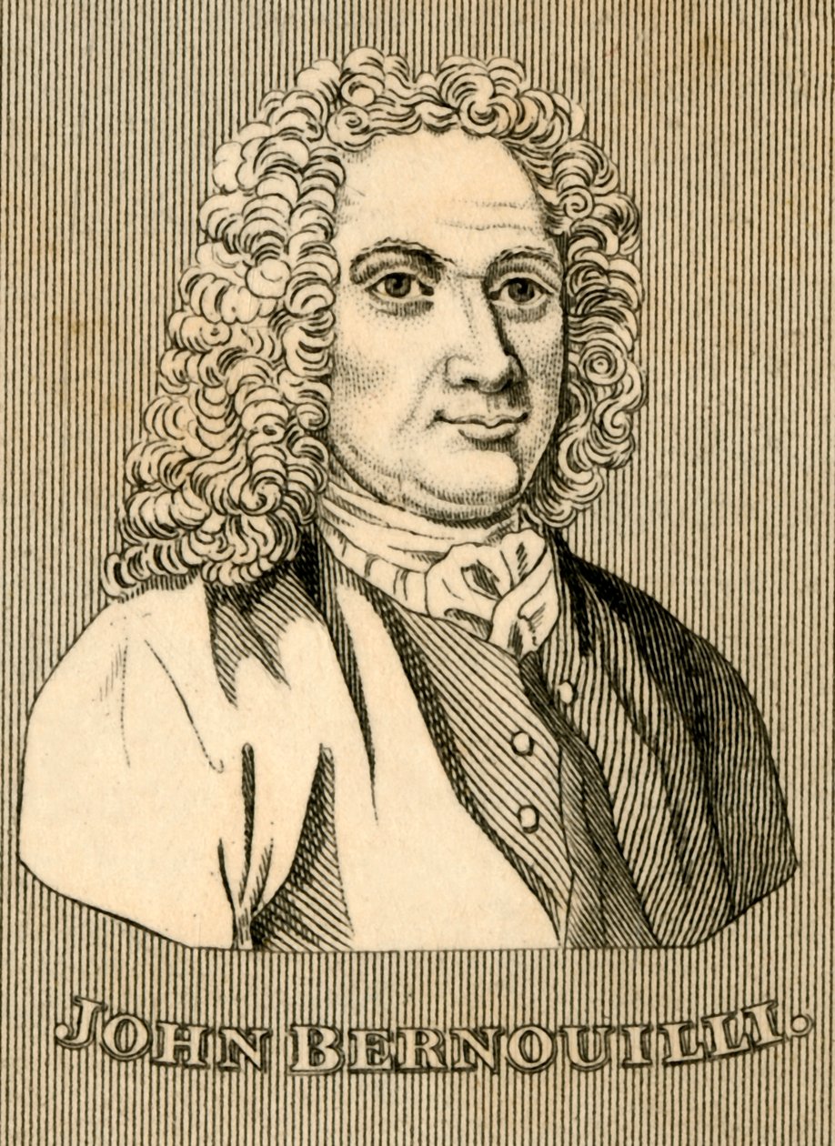 约翰·伯努利（John Bernouilli），1667-1748年，1830年。 作者 不明