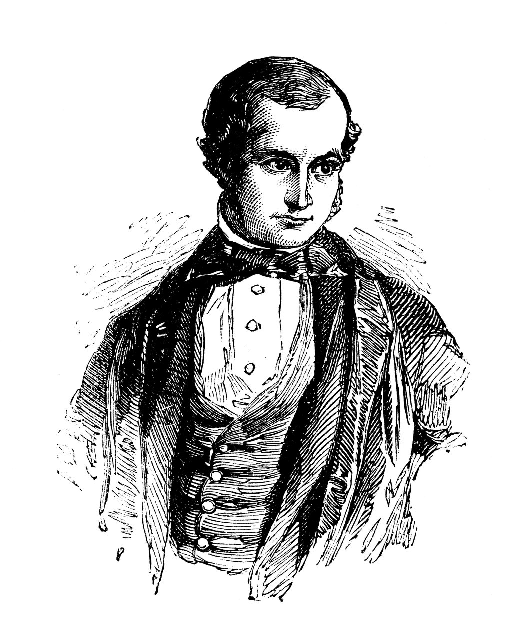 约翰·库奇·亚当斯（John Couch Adams）1819-92年，英国天文学家和数学家，1881年 作者 不明