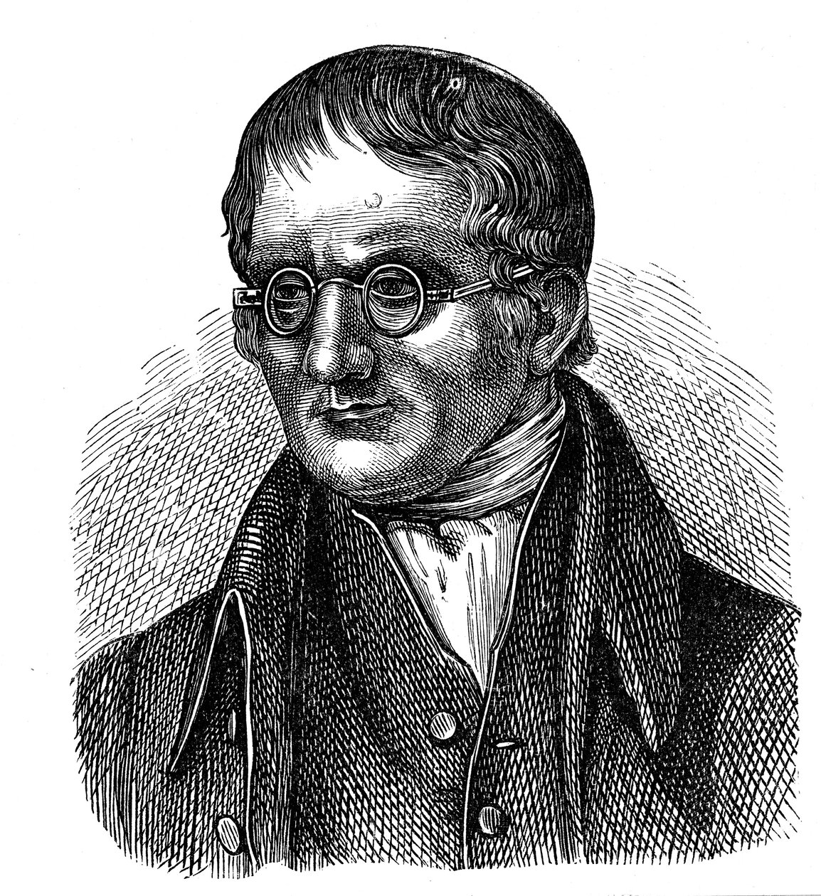 约翰·道尔顿（John Dalton），英国化学家，1881年 作者 不明