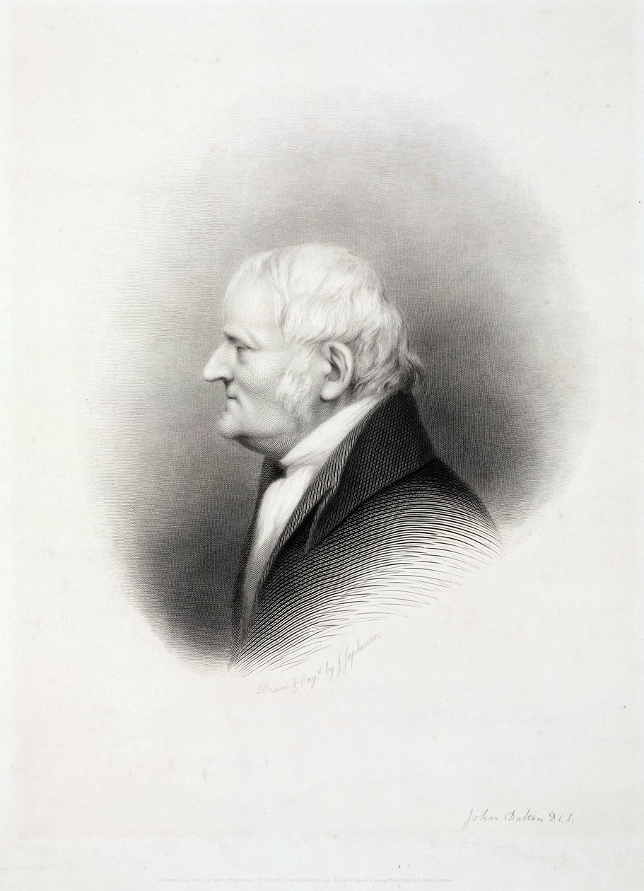 John Dalton, English chemist, early 19th century 作者 不明