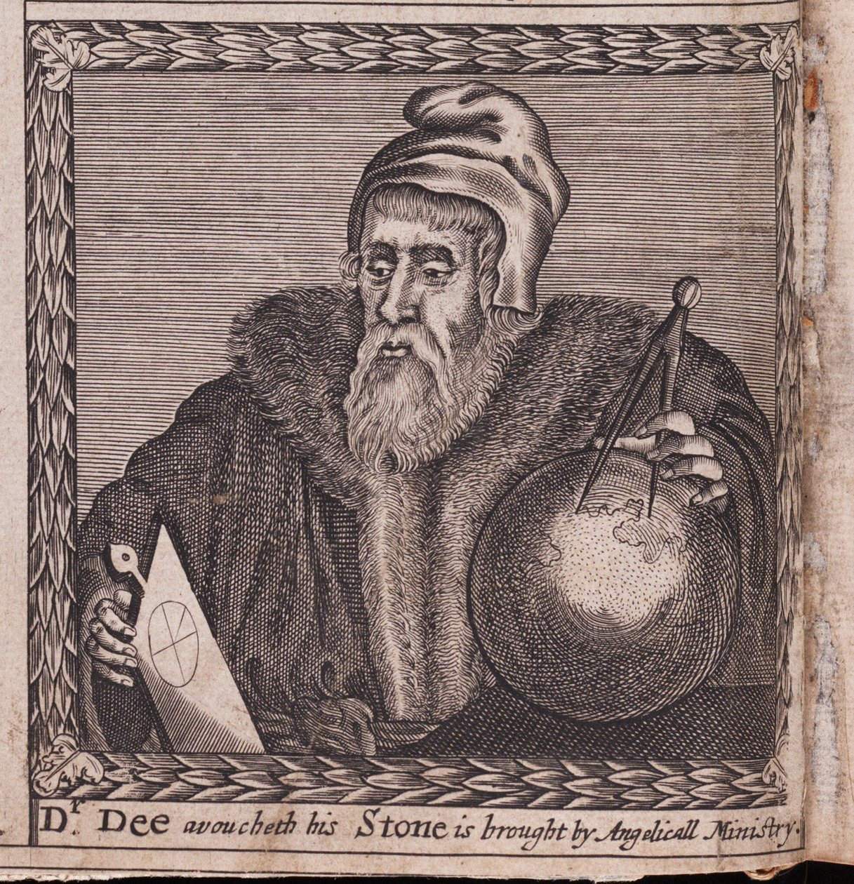 约翰·迪（John Dee）来自：1659年《 Inspirati》勋章 作者 不明