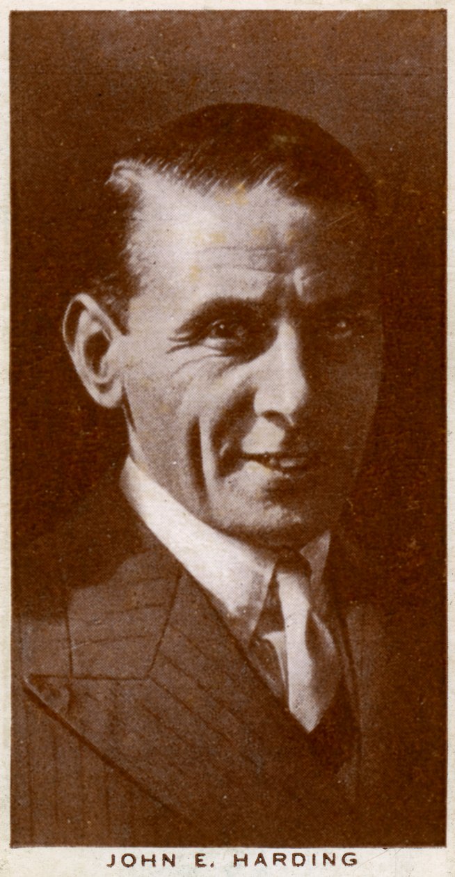 约翰·埃·哈丁（John E Harding），英国拳击经理和媒人，1938年 作者 不明