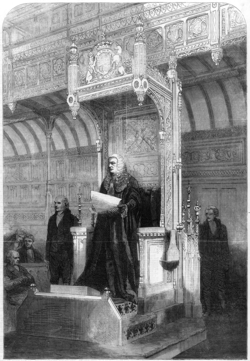 约翰·伊夫林·丹尼森（John Evelyn Denison），下议院议长，1857年 作者 不明