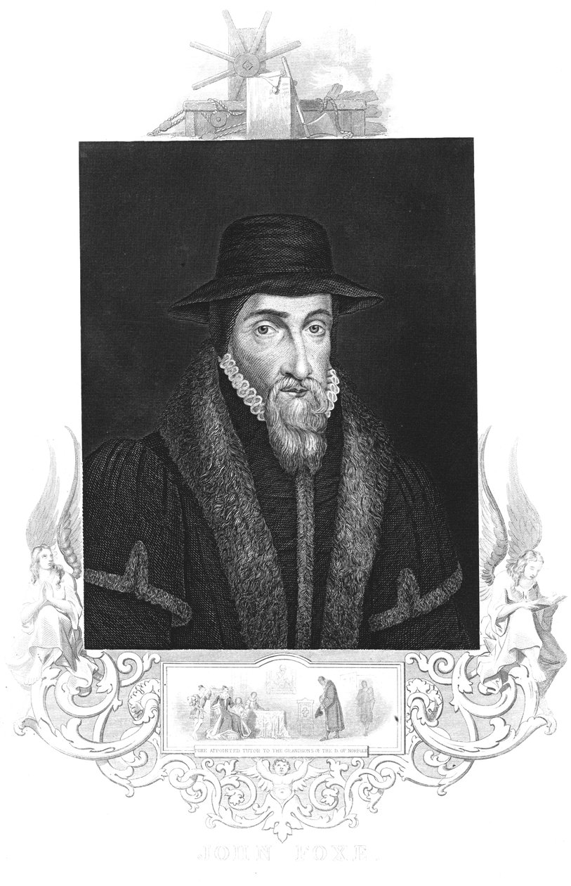 约翰·福克斯（John Foxe），16世纪英国烈士，c1880 作者 不明