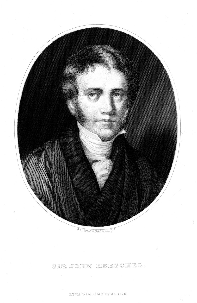 约翰·弗雷德里克·赫歇尔（John Frederick Herschel）1792-1871年，英国年轻的天文学家和科学家 作者 不明