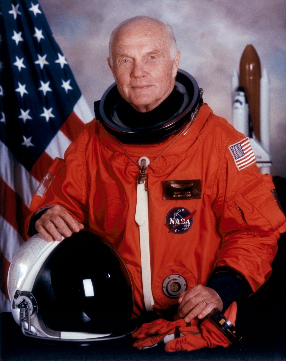 美国宇航员John H Glenn，1998年5月 作者 不明