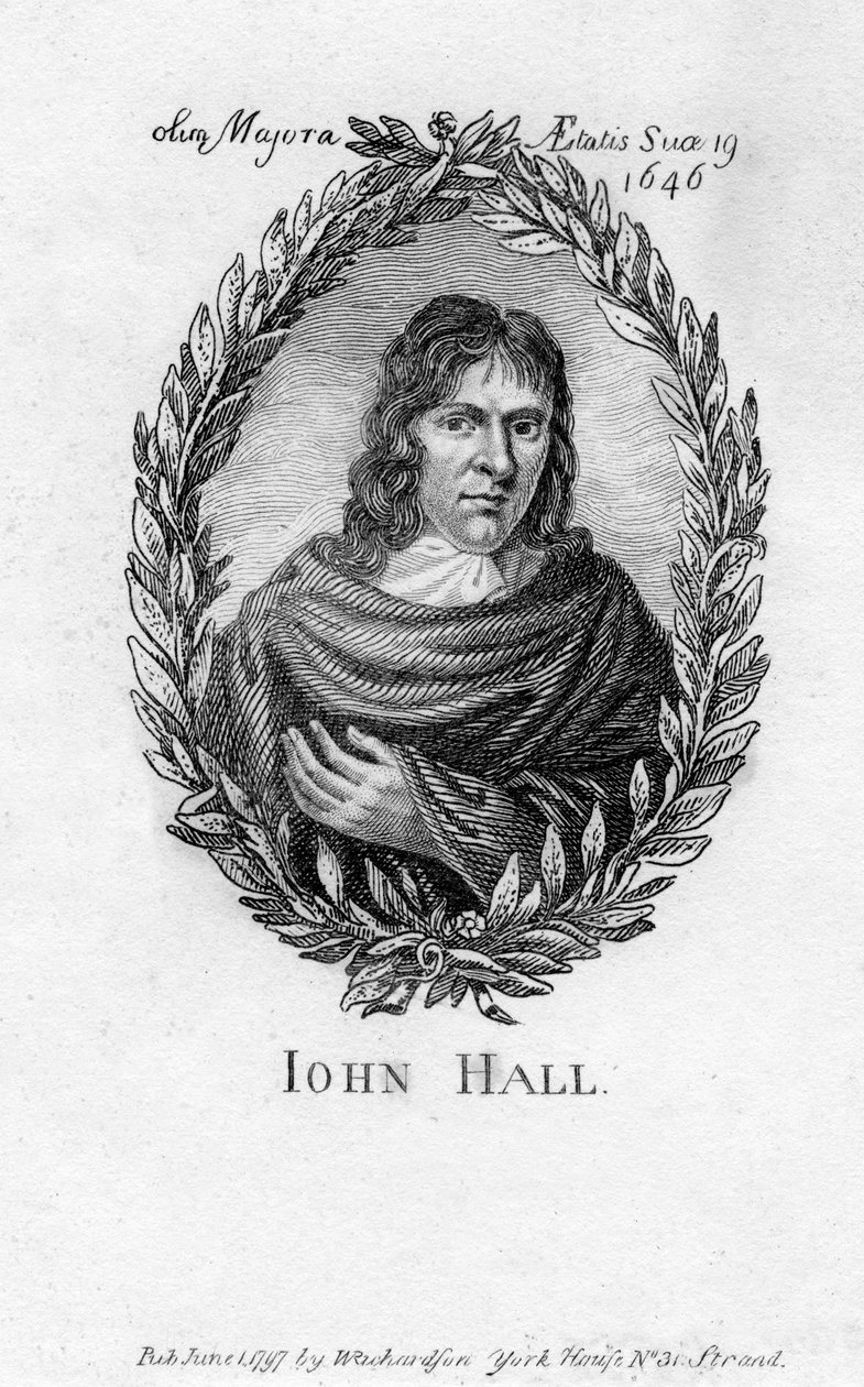 诗人约翰·霍尔（John Hall），1797年 作者 不明
