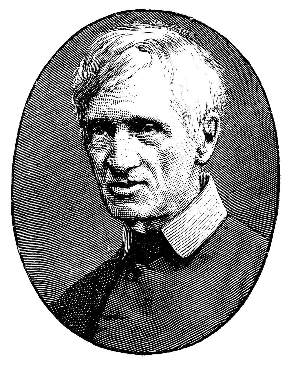 约翰·亨利·纽曼（John Henry Newman）晚年，英国学者和神学家，1879年 作者 不明