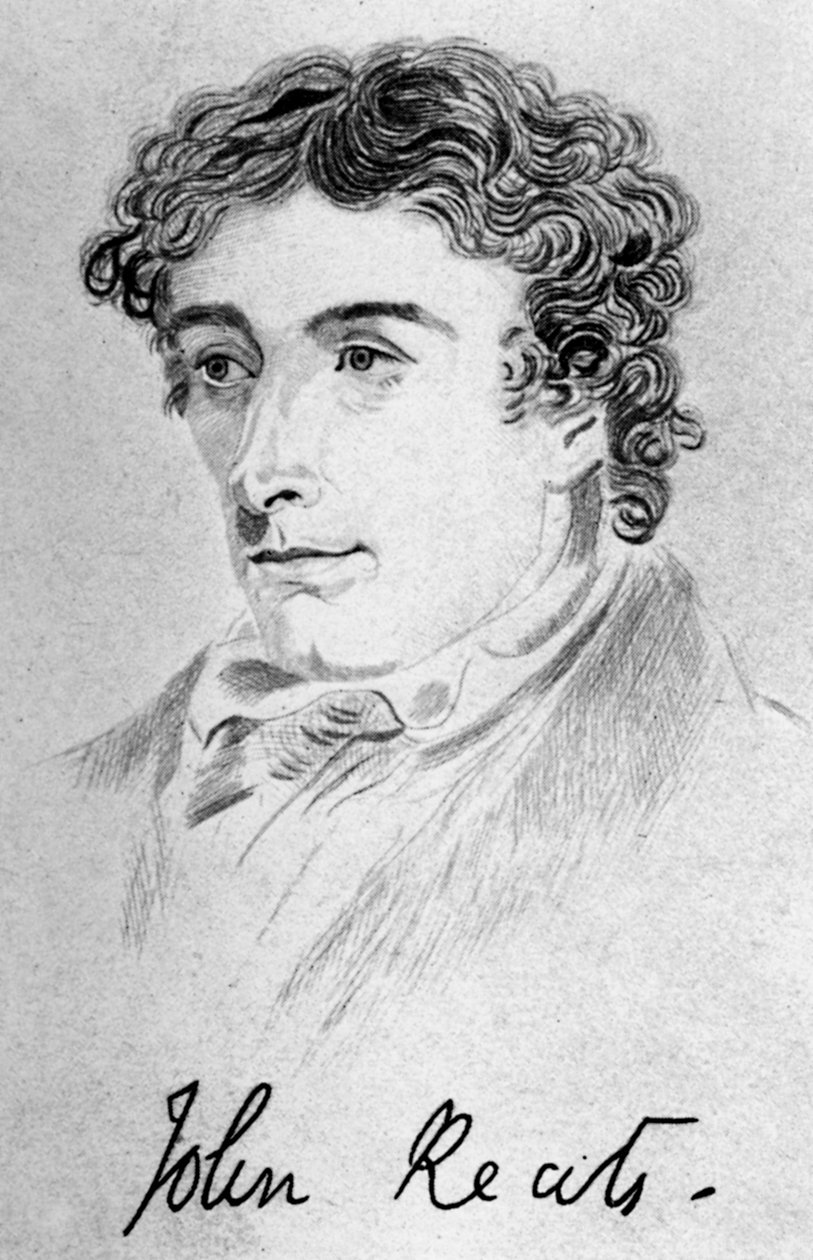 约翰·济慈（John Keats），英国诗人，1912年 作者 不明