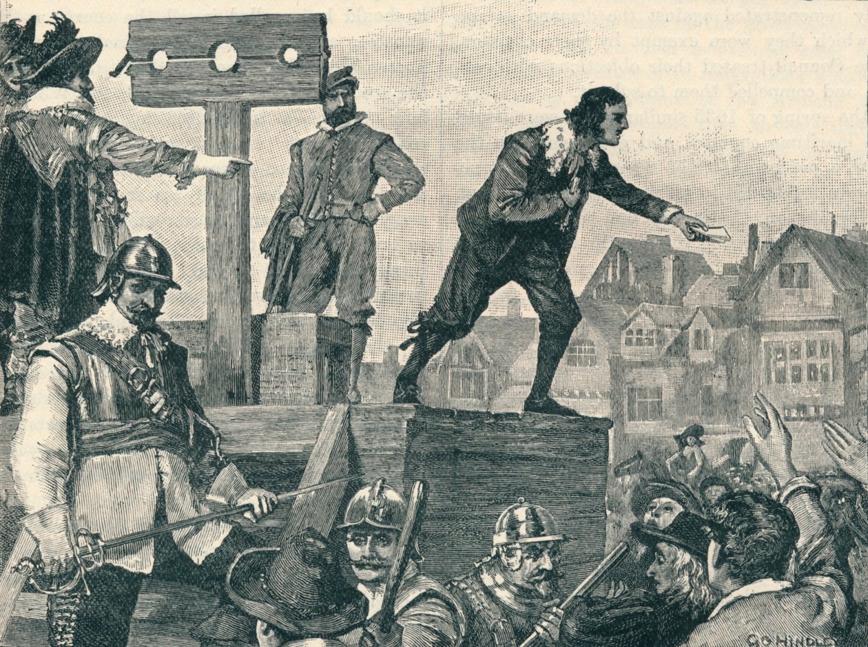 约翰·利伯恩（John Lilburne），1638年，威斯敏斯特大教堂的illo子手，1905年。 作者 不明