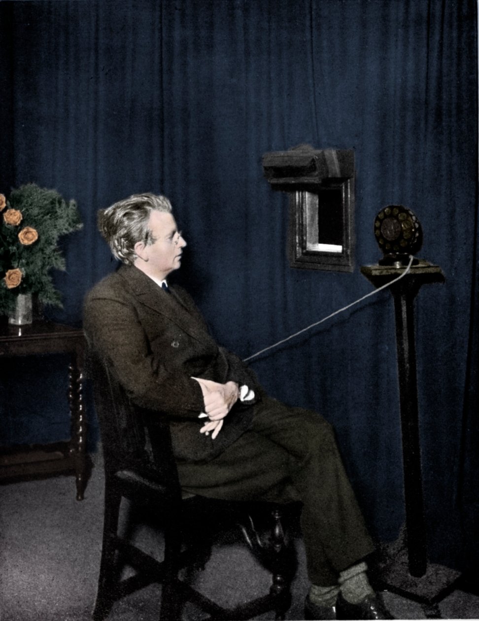 约翰·洛吉·贝尔（John Logie Baird）1888-1946年，苏格兰电气工程师，电视先驱，1920年代 作者 不明