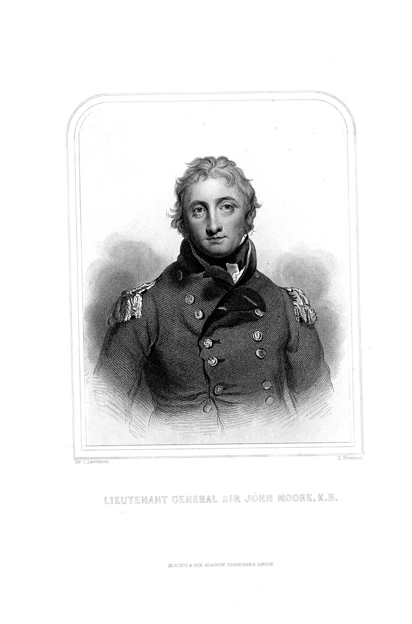 约翰·摩尔（John Moore），苏格兰出生的英国士兵 作者 不明