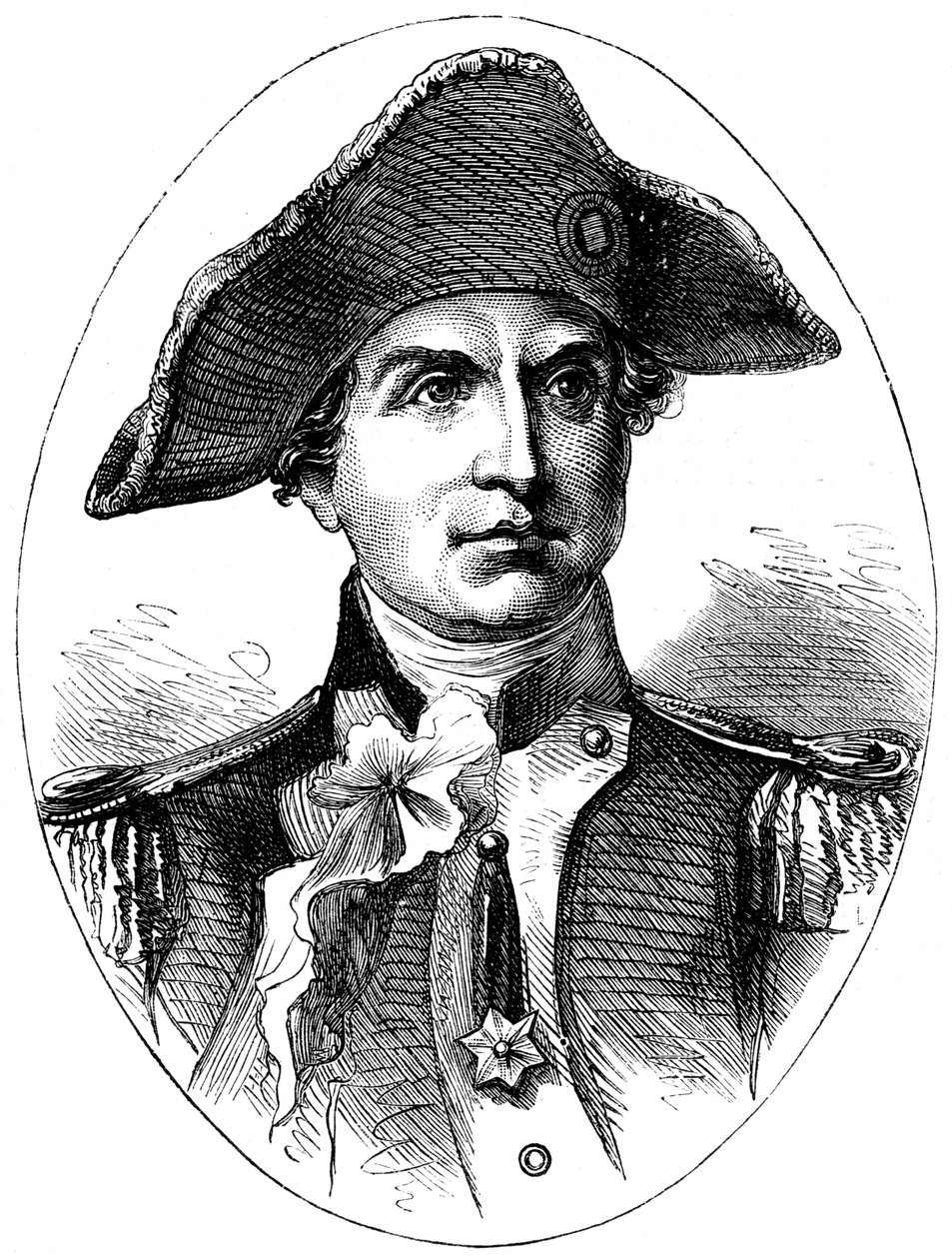 美国独立战争海军指挥官约翰·保罗·琼斯（John Paul Jones），建于1880年 作者 不明