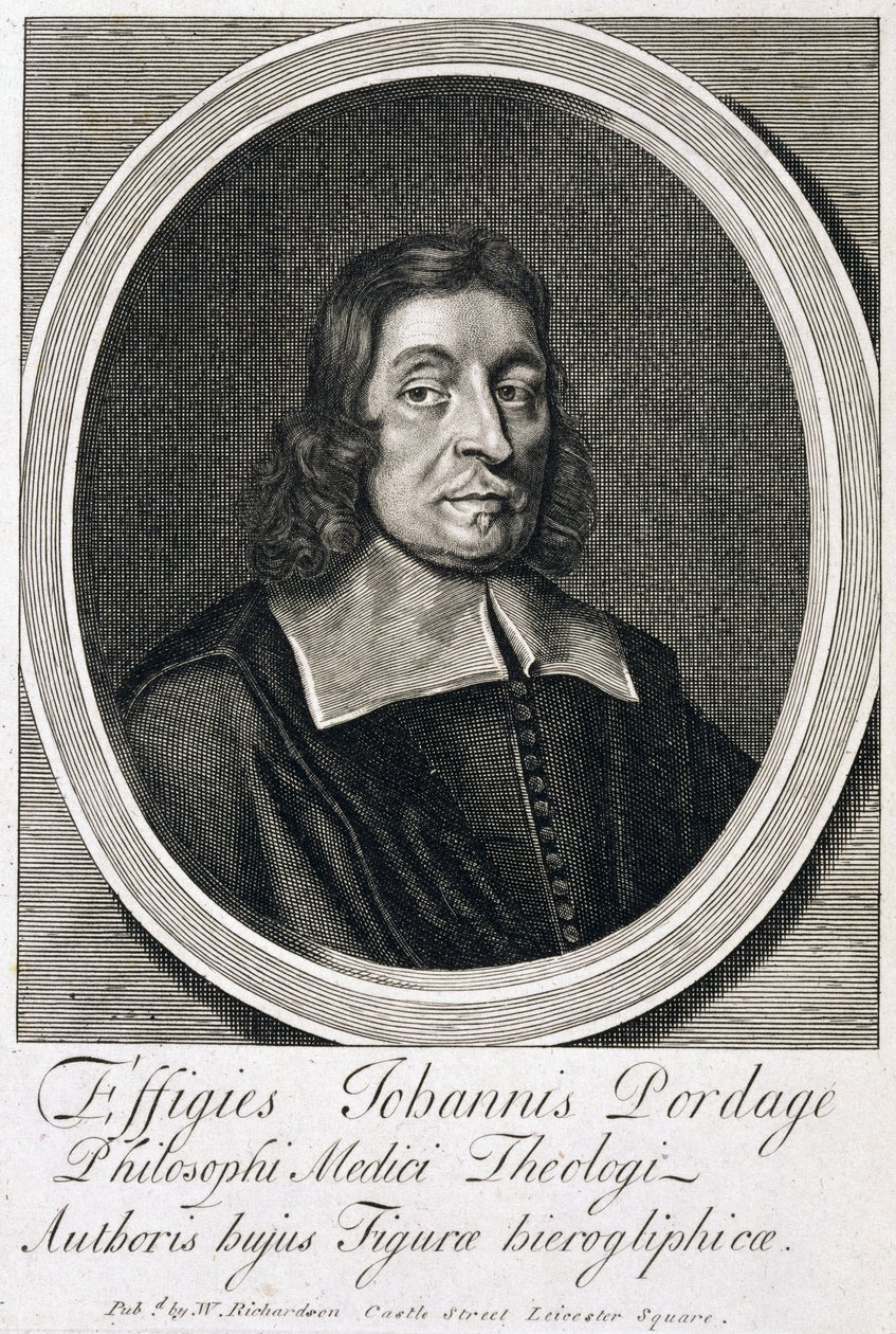 John Pordage, English rector, astrologer and mystic, c 1670s 作者 不明