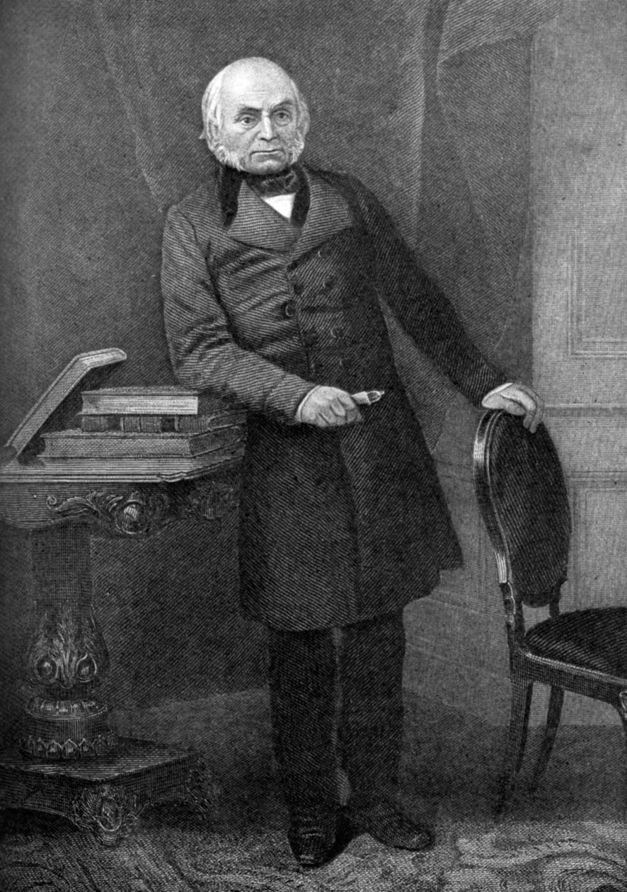 约翰·昆西·亚当斯（John Quincy Adams）1767-1848年，美国第六任总统，19世纪，1908年 作者 不明