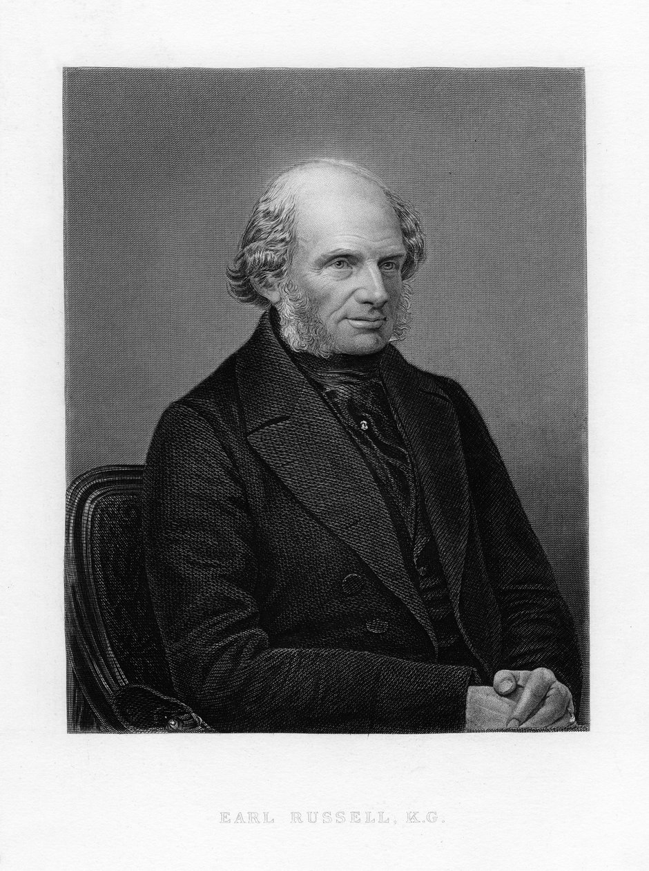 约翰·罗素（John Russell），英国辉格党和自由党政治家，第一伯爵罗素（c1870） 作者 不明