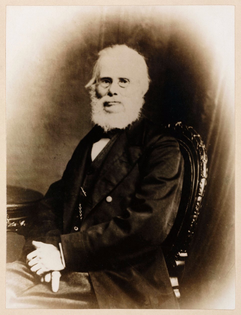 John Stringfellow，英国先锋航空家，约1880年 作者 不明