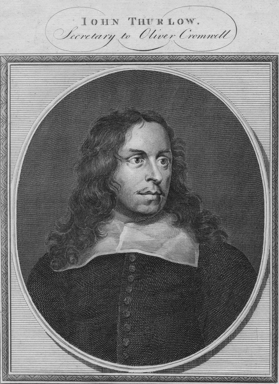 约翰·瑟洛（John Thurlow），奥利弗·克伦威尔（Oliver Cromwell）秘书，1784年。 作者 不明