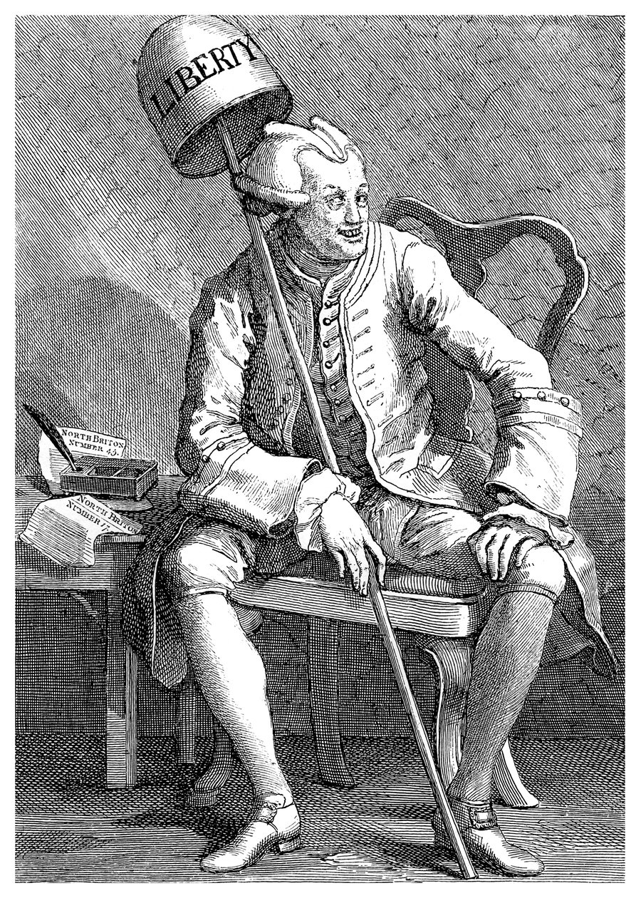 约翰·威尔克斯（John Wilkes），英国政治家，1763年1895年 作者 不明