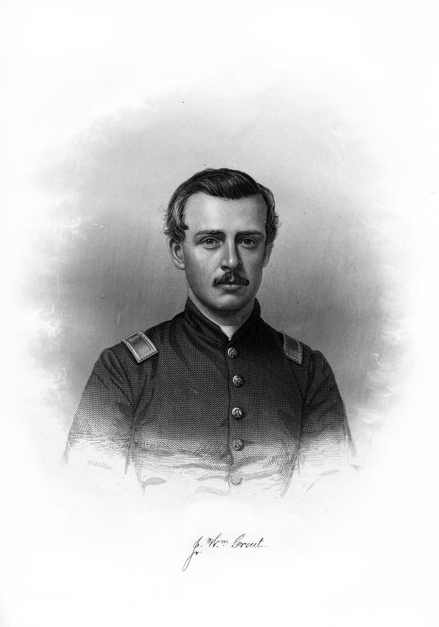 约翰·威廉·格劳特（John William Grout），美国士兵，1872年 作者 不明