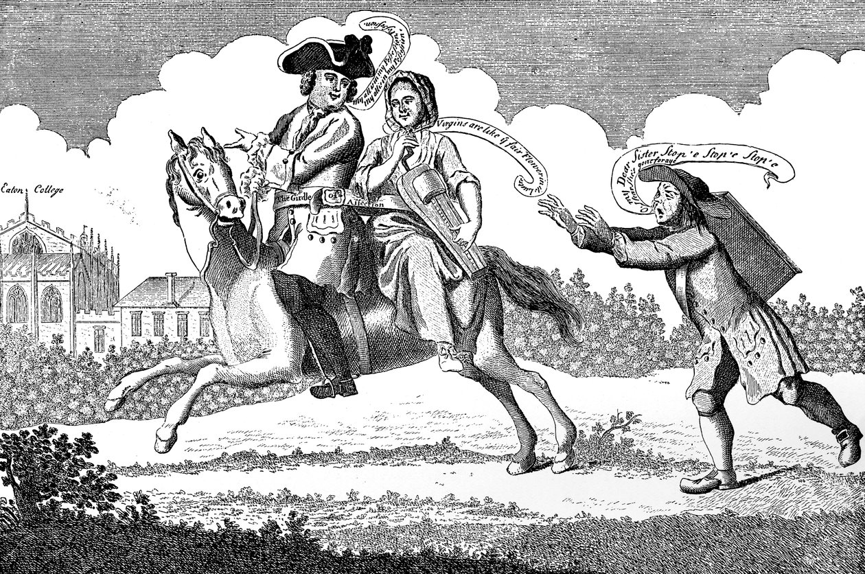甘特·约翰（John of Gant）登上火星，或登上火星之旅，1747年 作者 不明