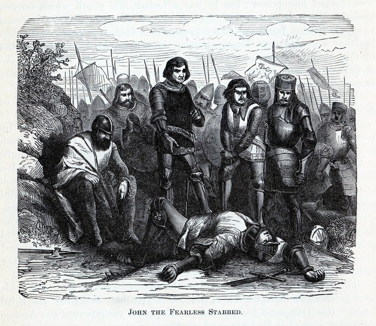 约翰无畏刺伤者，1882年 作者 不明