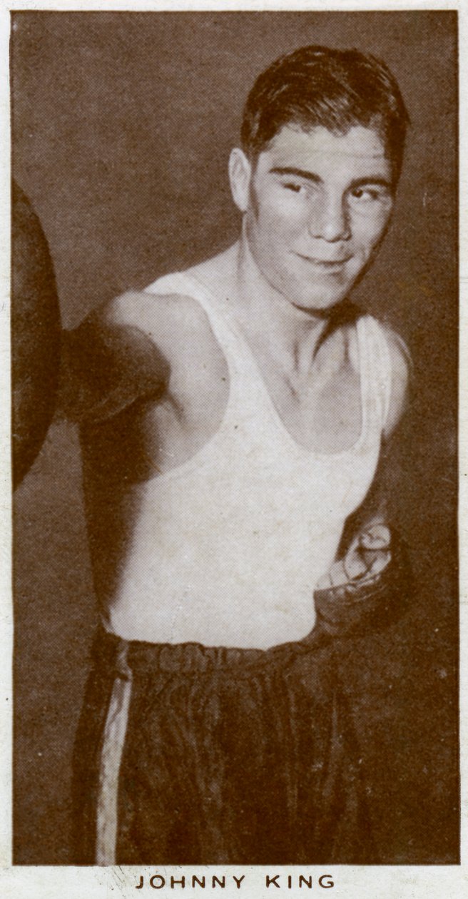 约翰尼·金（Johnny King），英国拳击手，1938年 作者 不明