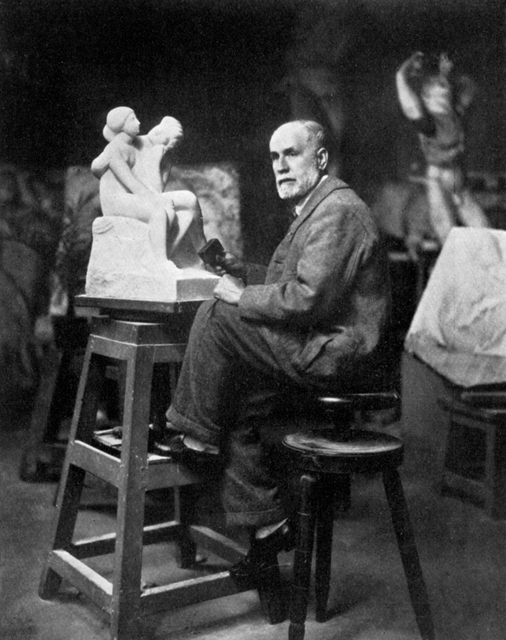 约瑟夫·安托万·伯纳德（Joseph-Antoine Bernard）1866-1931年，法国雕塑家，1931年 作者 不明