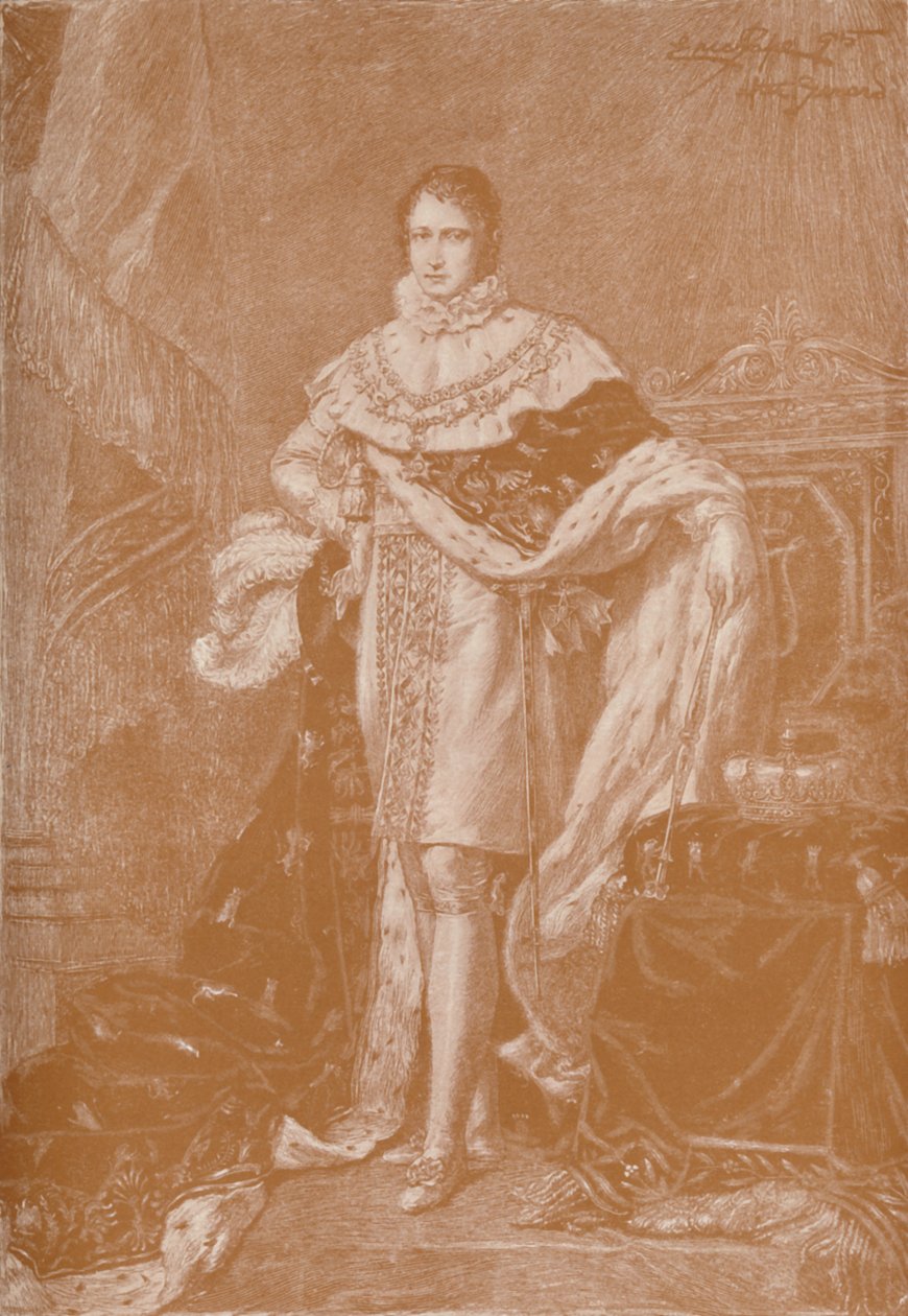 约瑟夫·波拿巴（Joseph Bonaparte）-那不勒斯国王，西班牙国王，孔德代瑟维勒（Comte De Survilliers），c1808，1896年 作者 不明