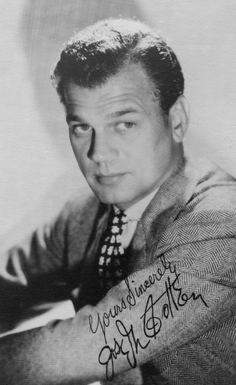 约瑟夫·科顿（Joseph Cotton）1905-1995，美国演员，1930年代 作者 不明
