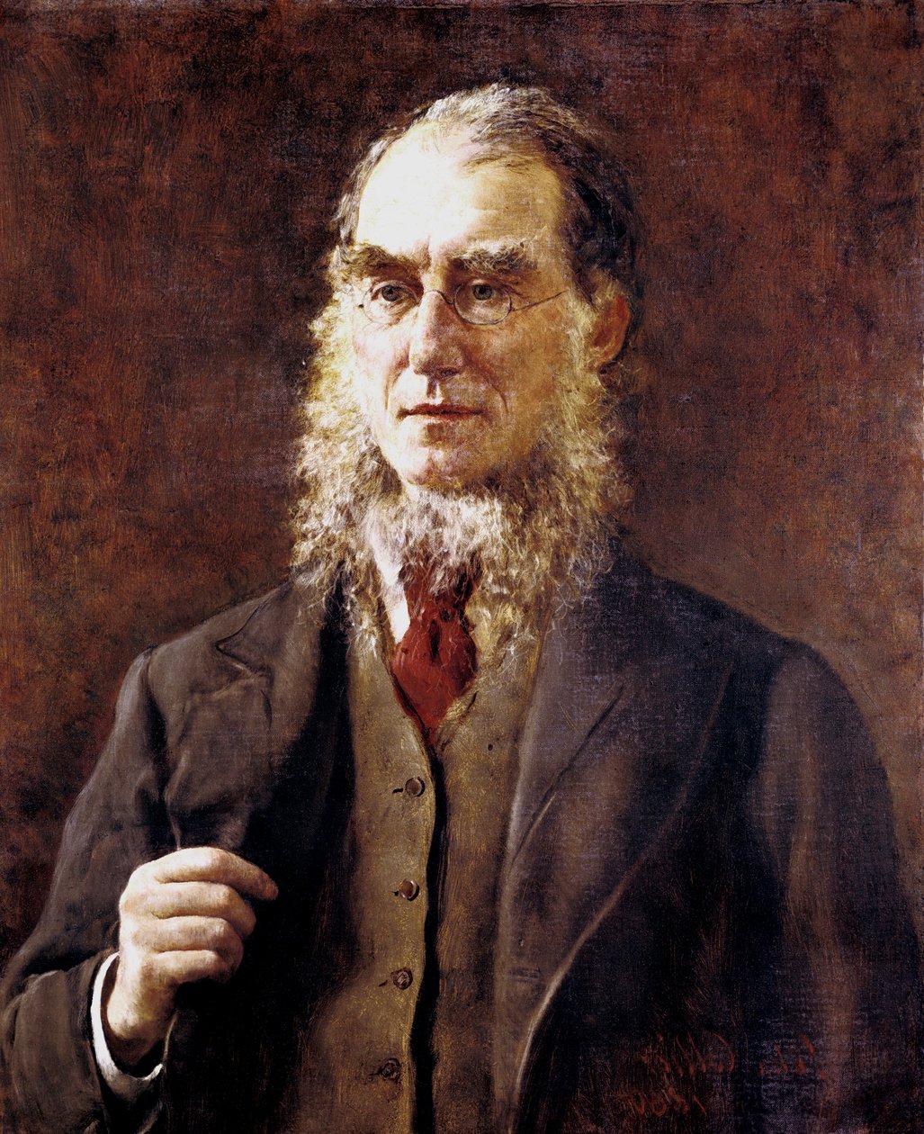 约瑟夫·道尔顿·胡克（Joseph Dalton Hooker），英国植物学家，植物地理学家和收藏家 作者 不明