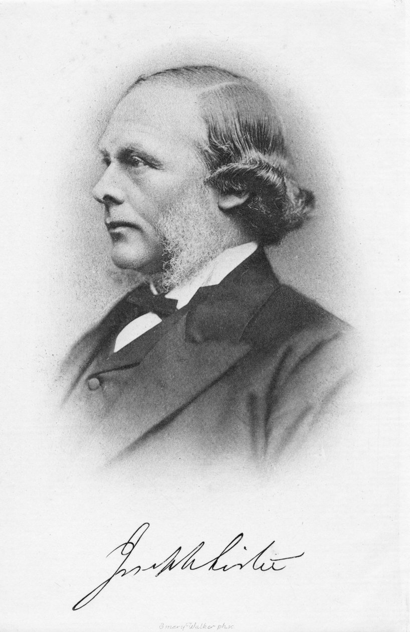 约瑟夫·李斯特（Joseph Lister），英国外科医生，防腐外科的先驱，c1877 作者 不明