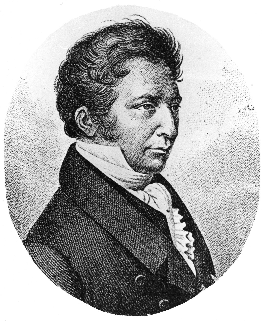 约瑟夫·路易斯·盖伊·卢萨克（Joseph Louis Gay-Lussac），法国化学家，物理学家和气球技师，c1824 作者 不明