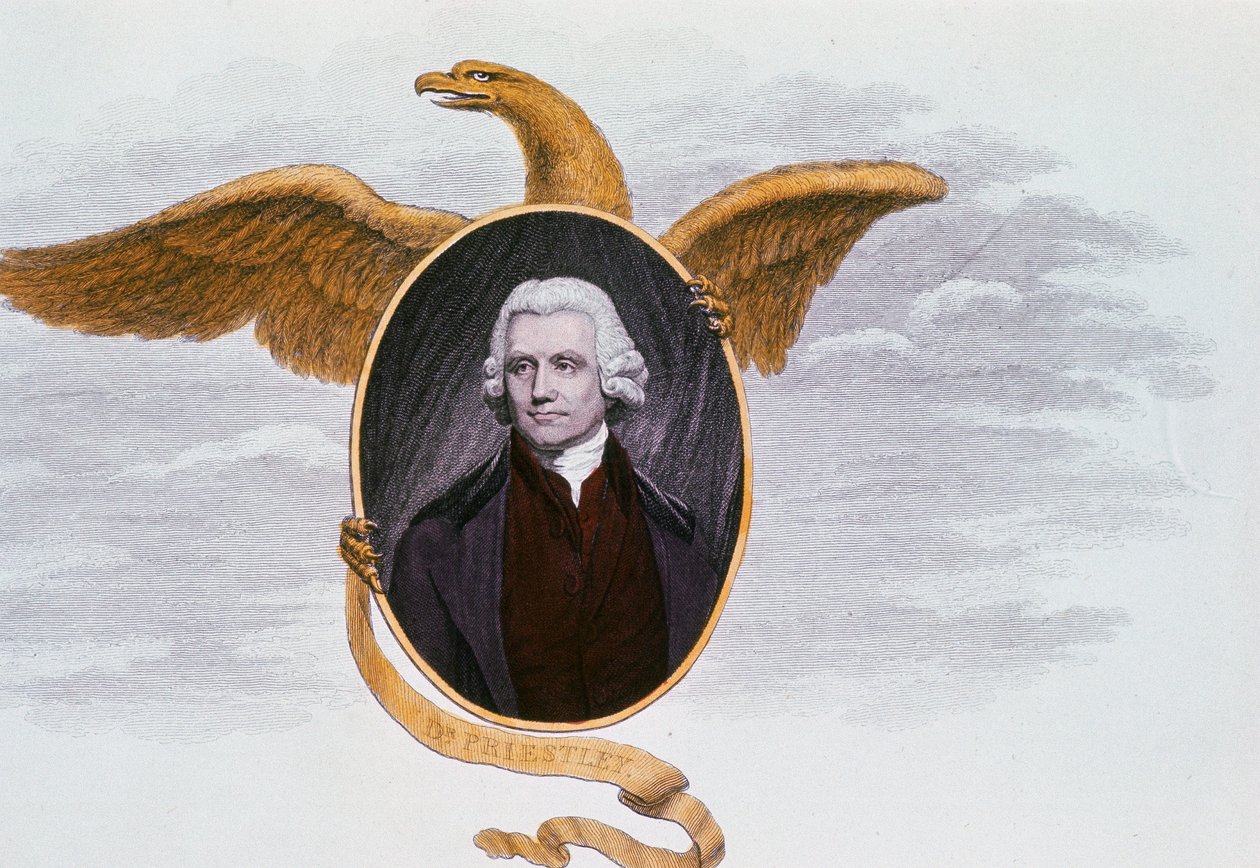 约瑟夫·普里斯特利（Joseph Priestley）1733-1804年，英国长老会部长兼化学家，1801年 作者 不明