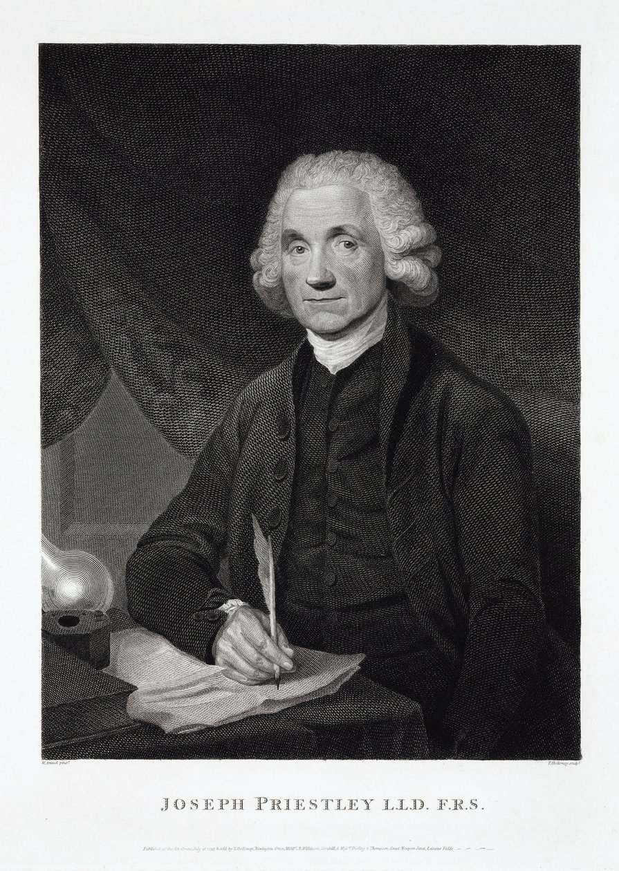 Joseph Priestley, English-American theologian and chemist 作者 不明