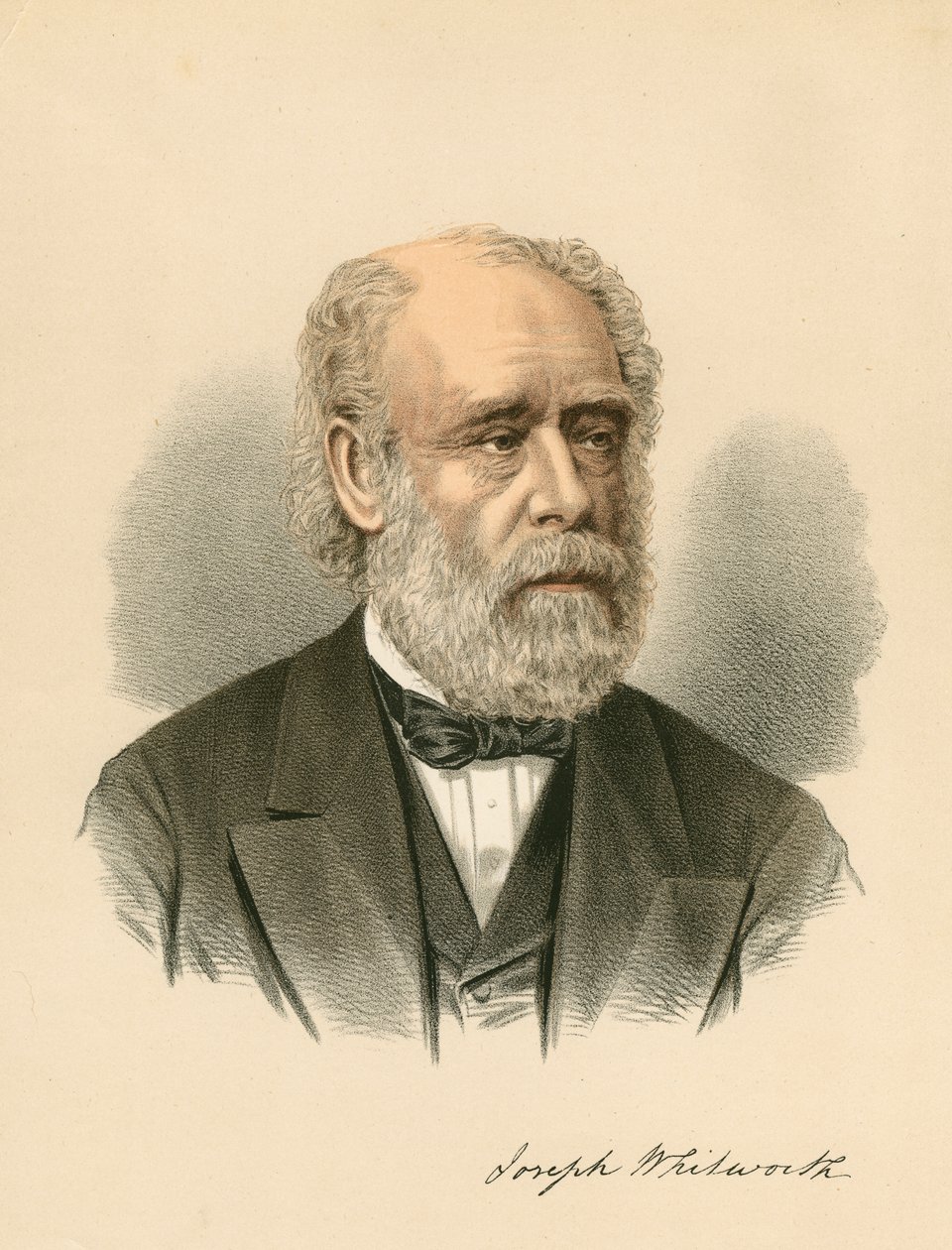 约瑟夫·惠特沃斯（Joseph Whitworth），英国工程师和发明家，c1880 作者 不明
