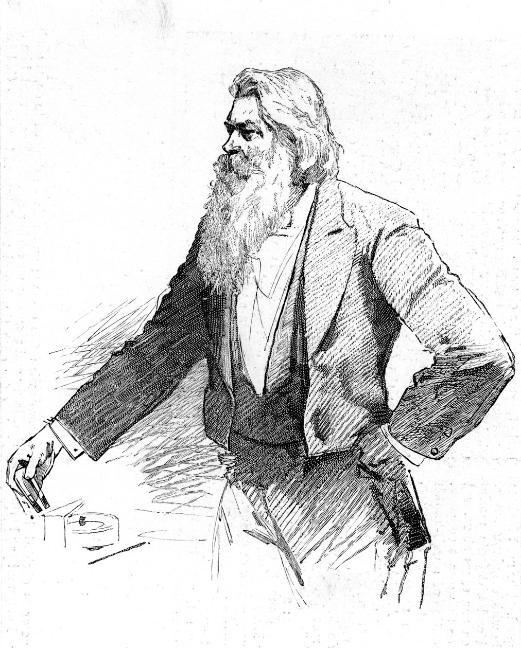 英国物理学家和化学家约瑟夫·威尔逊·斯旺（Joseph Wilson Swan）演示电磁学，1889年 作者 不明