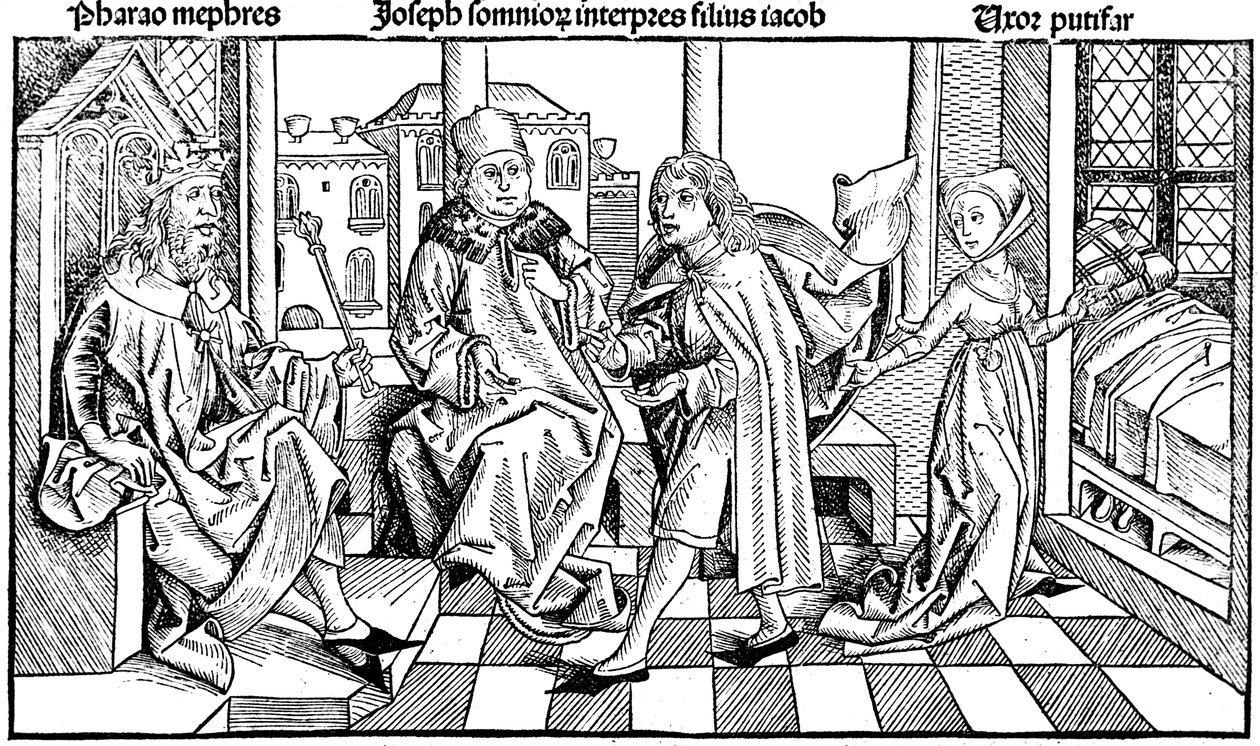 约瑟夫诠释法老的梦想，1493年 作者 不明