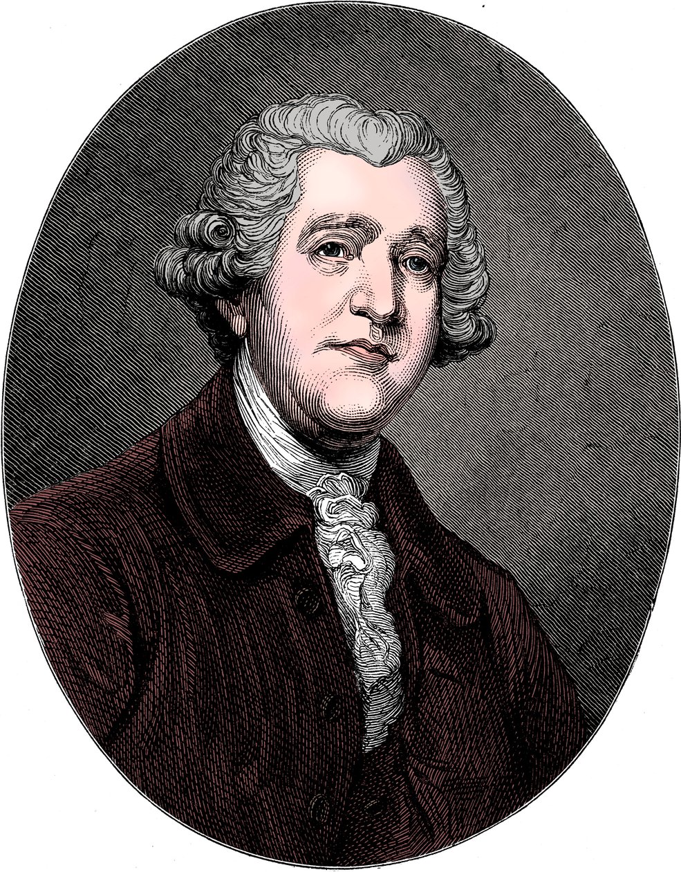约西亚·韦奇伍德（Josiah Wedgwood），18世纪英国实业家和陶工，约1880年。 作者 不明