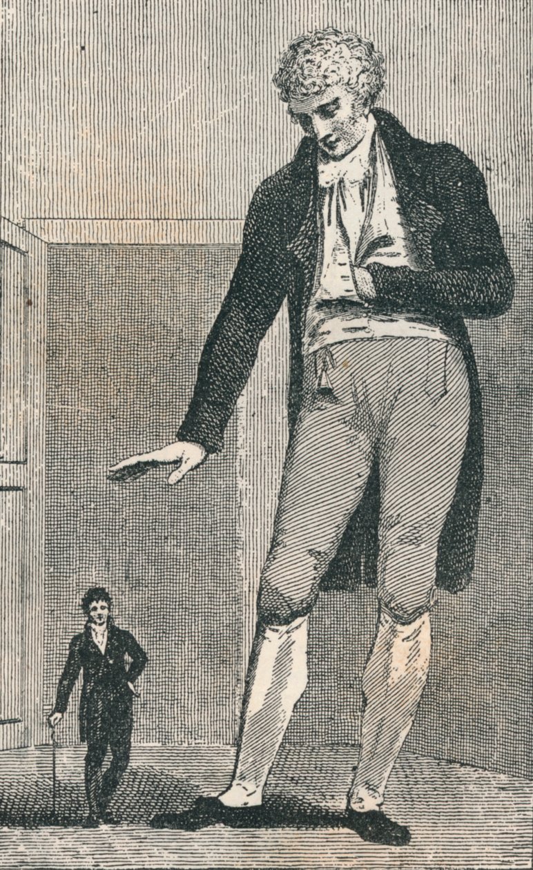 约瑟夫·勃鲁瓦斯基（Jozef Boruwlaski）1739-1837和帕特里克·科特·奥布赖恩（Patrick Cotter OBrien 1760-1806，c1780 1894） 作者 不明